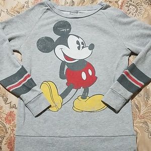 Mickey mouse grey long sleeve